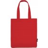 NEUTRAL O 90003 / Taška z bio bavlny - červená 42x38 cm