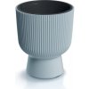 Prosperplast Kvetináč MILLY s vkladom 29,8 cm sivý s podstavcom