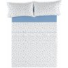 Prešívané obliečky bez výplne Alexandra House Living Estelia Modrá 150 cm posteľ 4 Kusy