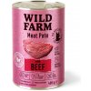 WILD FARM Pate Beef 400g - bezlepkové krmivo pre mačky