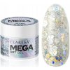 Claresa Megastar nail art gél silver flicker 10g