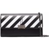 OFF-WHITE Binder Black listová kabelka