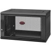 APC NetShelter WX 6U Single Hinged Wall-mount Enclosure 400mm Deep - Wall mounted rack - 6U - 90 kg - Black (AR106SH4)