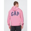 GAP Oversize mikina s logom Ružová XL Ružová Ružová