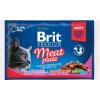 Brit Premium Cat Delicate Fillets in Gravy Turkey and Chicken, Beef and Peas 4 x 100 g