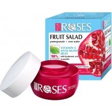 Roses Gelový denní krém proti vráskám s hyaluronem Vitaminem C a růžovou vodou 50 ml