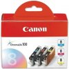 Canon CLI-8CMY (0621B029, 0621B026), originálný toner, CMY, 3-pack