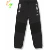 Kugo HK5628 Chlapčenské softshellové nohavice, zateplené tmavo šedá / čierna kolená