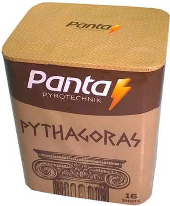 Kompaktný ohňostroj 16 rán 28 mm Pythagoras