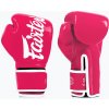 Boxerské rukavice Fairtex Microfiber pink/white