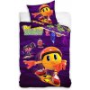 Carbotex Obliečky PACMAN lila bavlna 140/200, 70/90 cm