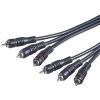 PremiumCord Kábel 3x CINCH-3x CINCH M/ M 2m HQ kjackcmm3hq-2