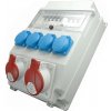 SEZ-CZ Zásuvková rozvodnica 1x3253+1x1653+4x230 V, istená, s chráničom, IP 54