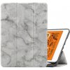 AppleKing mramorové puzdro s priestorom na Apple Pencil na iPad mini 4/5 - šedé - možnosť vrátiť tovar ZADARMO do 30tich dní