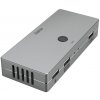 HAMA 200135 KVM prepínač pre 2 PC na 1 monitor, 3xUSB, 1xHDMI, vrátane káblov