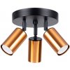 Sollux Lighting Stropné svietidlo Winx, 3x medené kovové tienidlo, (možnosť polohovania), o