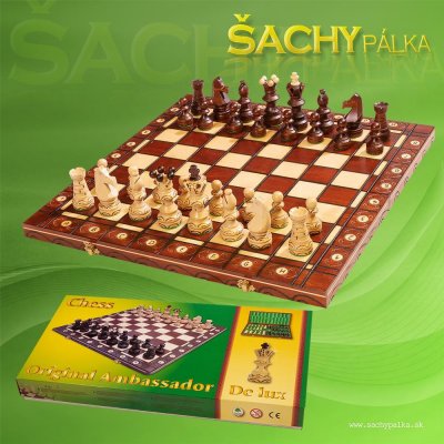 Drevené šachy Ambassador De lux od 69,05 € - Heureka.sk