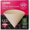 Hario Misarashi hnedé papierové filtre – V60-01 - 40ks
