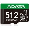 Adata 512GB MicroSDXC UD512GUI3V30A2SP-RA1