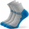 Zulu ponožky Merino Lite Women 3 pack sivá/modrá