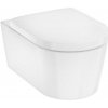Hansgrohe EluPura S - Závesné WC s doskou SoftClose, Rimless, AquaHelix Flush, HygieneEffect, EcoSmart, biela 62055450