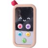 Teddies Interaktivní hračka Telefon Mobil dřevo