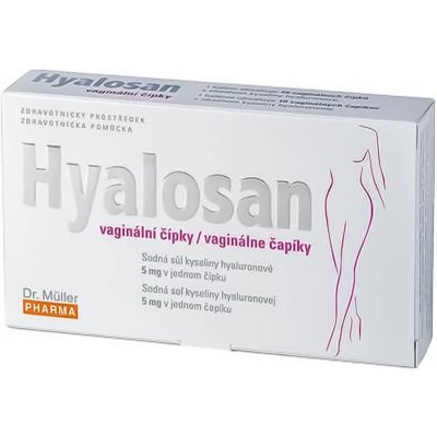 Dr. Müller Hyalosan vaginálne čapíky 10 ks