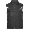 James & Nicholson Pánska softshellová vesta JN845 Black