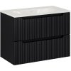 ArtCom Kúpeľňová skrinka s umývadlom NOVA Black U80/1 | 80 cm