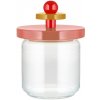 Dóza na potraviny 100 COLLECTION, 750 ml, ružová, sklo, Alessi