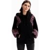 mikina Desigual Selda negro velikost: XS