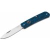 Böker Plus 01BO557 TECH TOOL BLUE Damast vreckový nôž 7,1 cm, modro-čierna, G10, rozbíjač skla