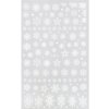 BIO NAILS nálepka Vločky F897 biela