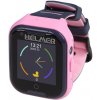 HELMER detské hodinky LK 709 s GPS lokátorom / dot. display/ 4G/ IP67/ nano SIM/ videohovor/ foto/ Android a iOS/ ružové