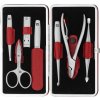 ZWILLING BT PREMIUM TWINOX Dámska kožená manikúra č.97093 červená