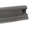 Döllken , Soklová podlahová lišta SLK50 W647 Dub stirling 2,5 m, spojka, šedá