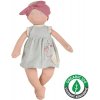 Bonikka Organic látková bábika - Kaia modré šaty