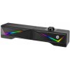 HP Soundbar DHE-6005, 2.0, 6W, černý, regulace hlasitosti, stolní, 3,5 mm jack (USB), podsvícený, 300Hz-20KHz