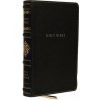 KJV, Personal Size Reference Bible, Sovereign Collection, Genuine Leather, Black, Red Letter, Thumb Indexed, Comfort Print