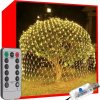 SAPRO Vianočná svetelná sieť 160 LED USB-teplá biela 19762, IP44