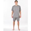 Gina Pánske krátke pyžamo 79194P šedá pepermint M