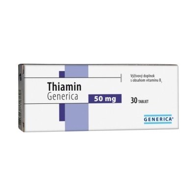 Generica Thiamin 50 mg 30 tabliet