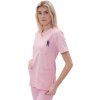 Perlička® Zdravotnícka košeľa LORA SATTÉ Ružová Veľkosť: 46, Farba: ružová