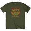 Kiss Tričko Loud & Proud Unisex Military Green