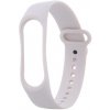 Náramok pre Xiaomi Mi Band 5/6, silikónový - sivo biely