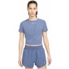 Dámske funkčné tričko s krátkym rukávom Nike W NK ONE LUXE DF SS STD TW TP W modré DD4921-491 - M