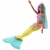 Barbie Bábika Barbie Dreamtopia Morská panna (tyrkysové a fialové vlasy), obliekacia bábika
