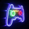 LED neónová lampa v tvare gamepadu 5 W (Štýlové herné osvetlenie s nastaviteľnou farbou a jasom)