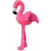 Hračka Dog Fantasy Recycled Toy plameniak pískací so šuštiacimi krídlami 49cm