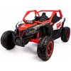 Mamido Mamido Elektrické autíčko Buggy Bumper 66 červené | 24V | 4x200W | EVA | LED | 2,4 Ghz | ECO koža